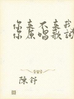 你来不来我都等你原唱歌词
