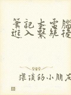 笔记本电脑开机进入系统后黑屏