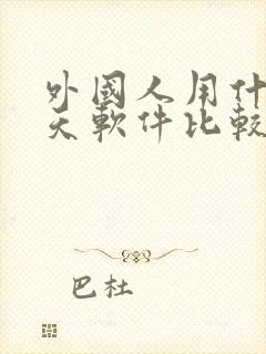 外国人用什么聊天软件比较多