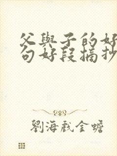 父与子的好词好句好段摘抄