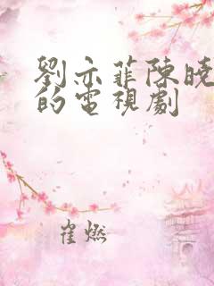 刘亦菲陈晓主演的电视剧