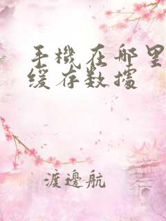 手机在哪里清除缓存数据