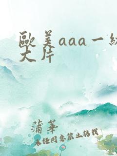 欧美aaa一级大片