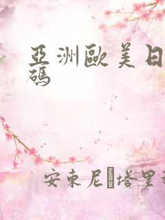 亚洲欧美日韩乱码