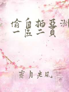 偷自拍亚洲欧美一区二页