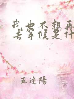 我也不想再为谁去等候是什么歌