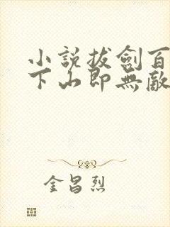 小说拔剑百年,下山即无敌免费