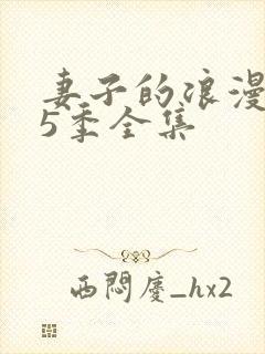 妻子的浪漫旅行5季全集