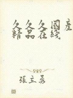 久久久国产高清精品在线