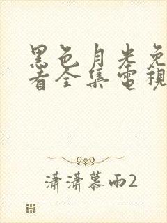 黑色月光免费观看全集电视剧