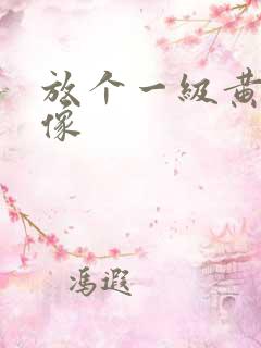 放个一级黄色录像