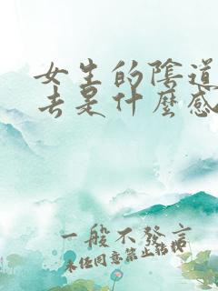 女生的阴道插进去是什么感觉