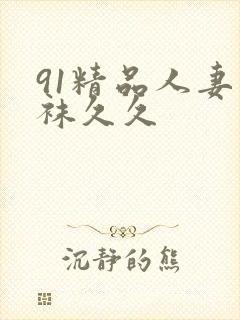 91精品人妻丝袜久久