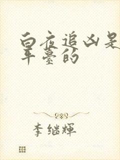 白夜追凶是哪个平台的