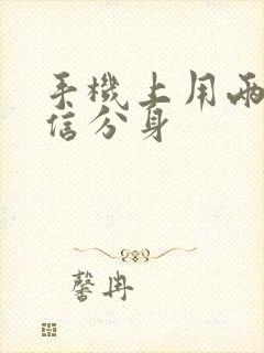 手机上用两个微信分身