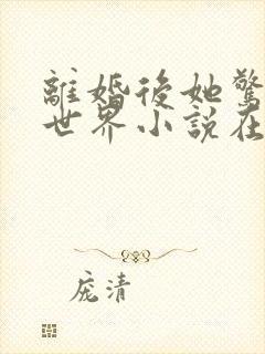 离婚后她惊艳了世界小说在线收听