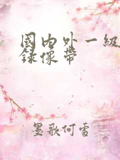 国内外一级黄色录像带