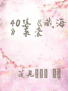 40集《藏海传》来袭