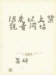 18岁以上禁止观看网站