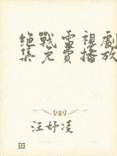 绝战电视剧40集免费播放