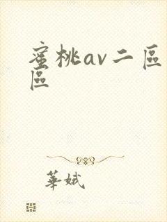 蜜桃av二区三区