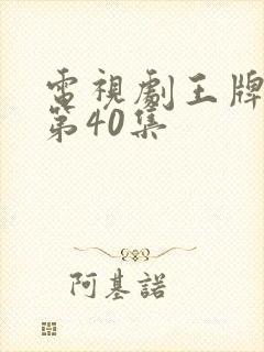 电视剧王牌部队第40集