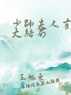 少帅夫人有点野大结局