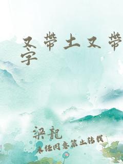 又带土又带金的字