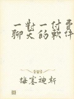 一对一付费视频聊天的软件