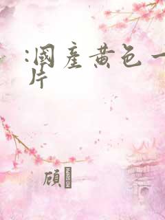 :国产黄色一级片