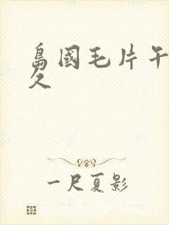 岛国毛片午夜久久