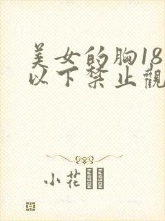 美女的胸18岁以下禁止观看