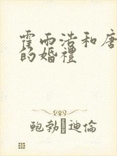 霍雨浩和唐舞桐的婚礼