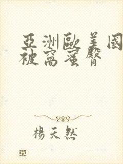 亚洲欧美国产综被窝蜜臀