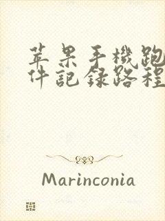 苹果手机跑步软件记录路程app哪个好用