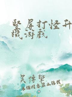 竖屏打怪升级单机游戏