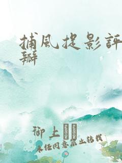 捕风捉影评分豆瓣