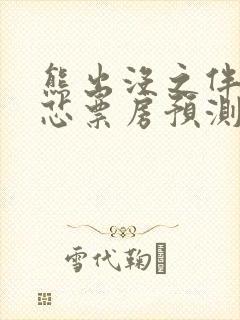 熊出没之伴我熊芯票房预测