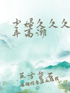 少妇久久久久被弄高潮