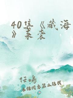 40集《藏海传》来袭