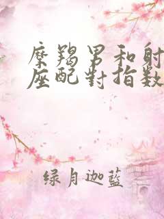 摩羯男和射手女座配对指数