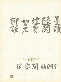 柳如烟陆晨的小说免费阅读