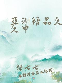 亚洲精品久久久久中