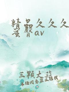 精品久久久久久蜜臀av