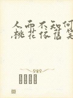 人面不知何处去,桃花依旧笑春风是什么意思?