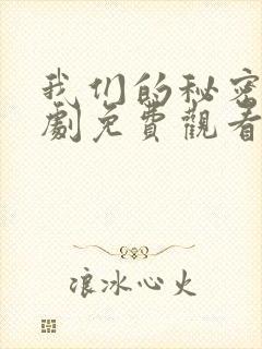 我们的秘密电视剧免费观看全集高清