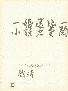 一婚还比一婚高小说免费阅读