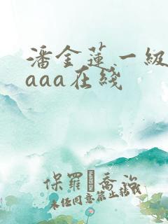 潘金莲一级淫片aaa在线