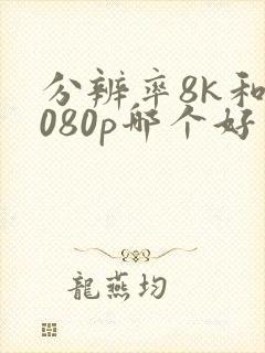 分辨率8k和1080p哪个好