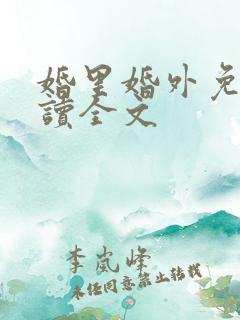 婚里婚外免费阅读全文